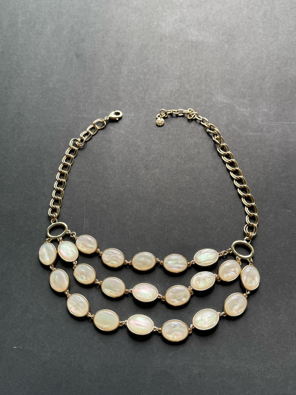 Talbots—layered gemmed necklace